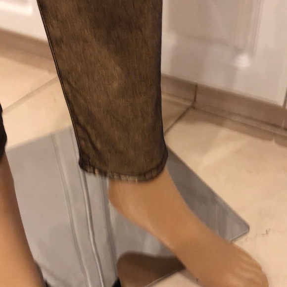 Chocolate “Lucky”Brand Lame Leggings - Picture 4 of 4